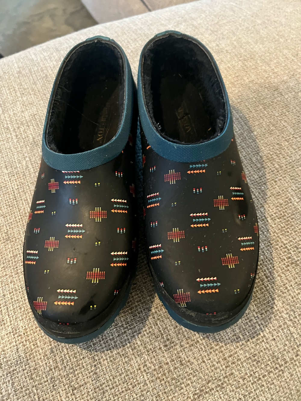 Pendleton Southwestern Patterned Slip-On Shoes Fleece Lined